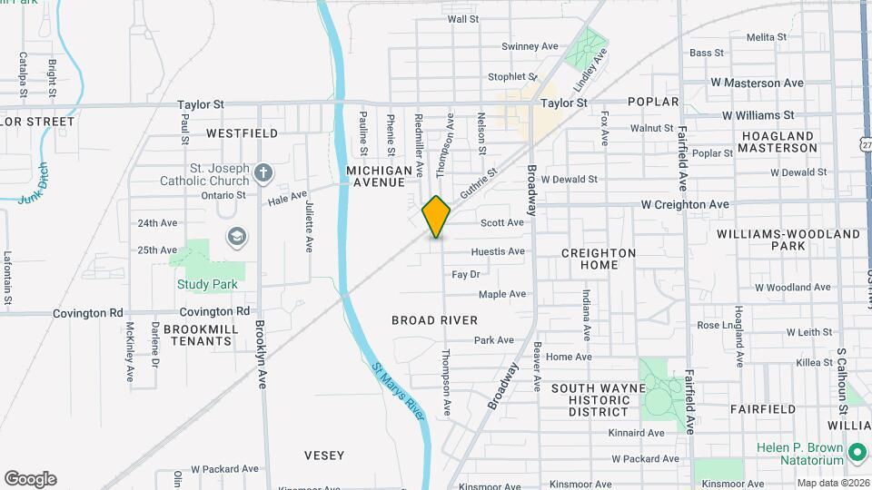 2430 Thompson Ave Map and Location Details