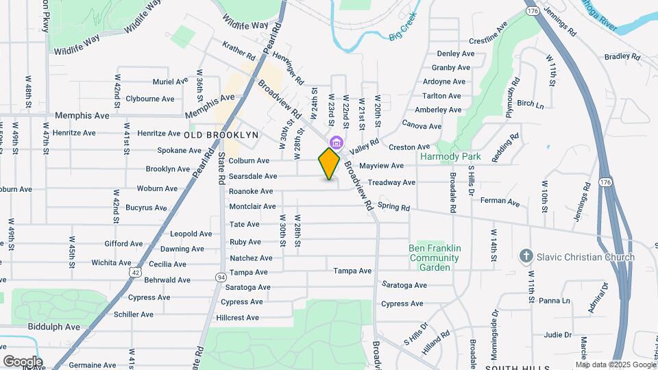 2312 Roanoke Ave Map and Location Details