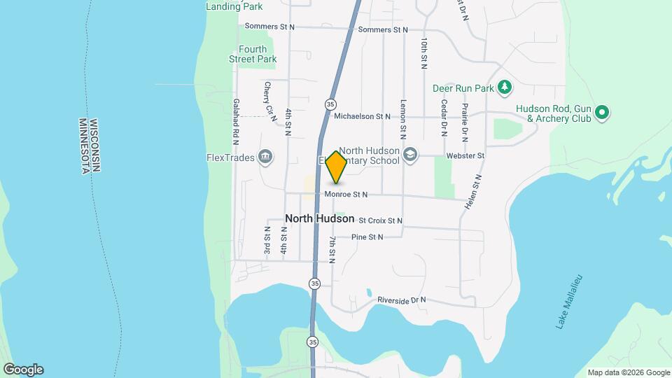 701 Monroe St N, Unit Apt #3 Map and Location Details