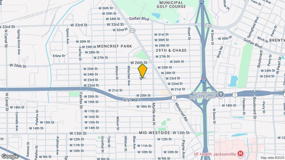 1360 W 23rd St Map and Location Details