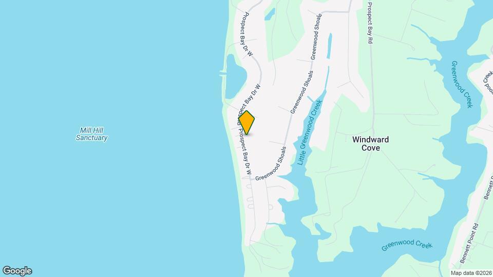 206 Prospect Bay Dr W Map and Location Details