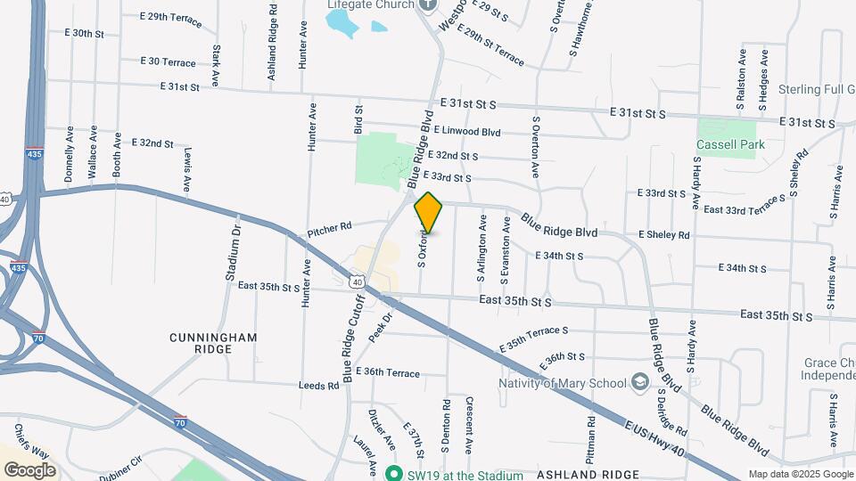 3329 S Oxford Ave Map and Location Details