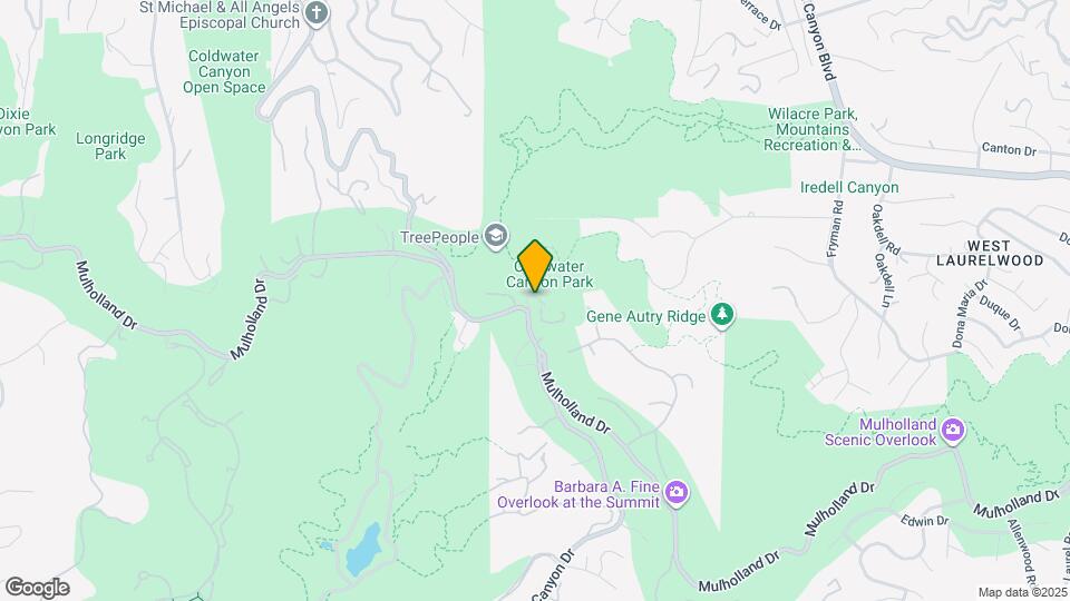 12417 Mulholland Dr Map and Location Details