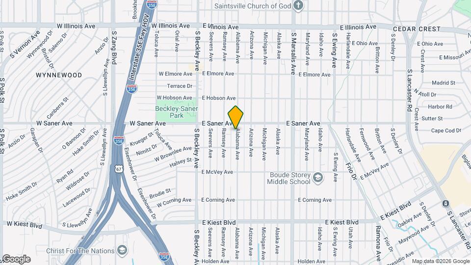 2819 Alabama Ave Map and Location Details