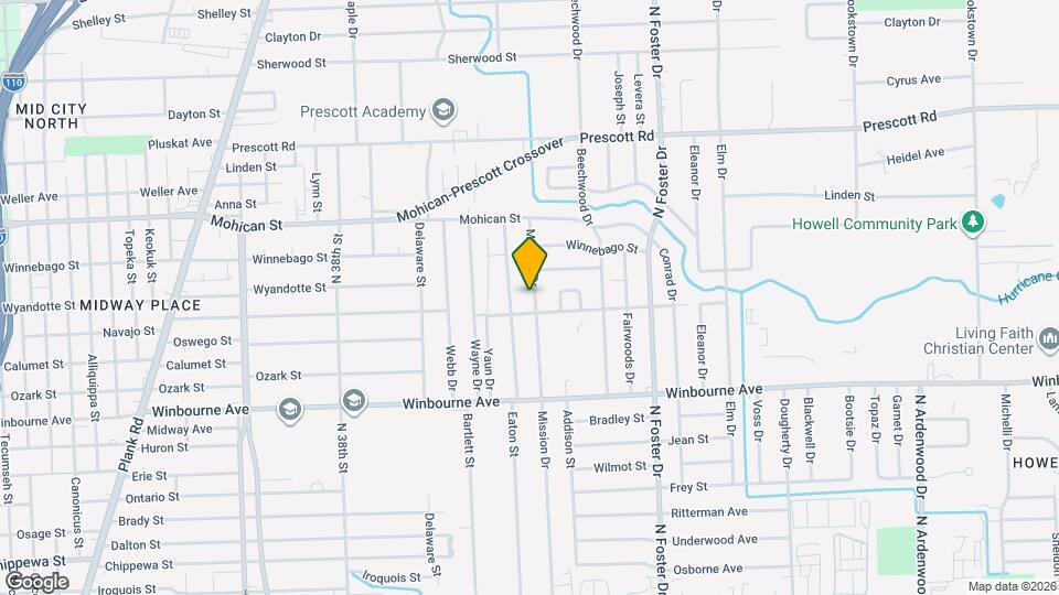 3647 Mission Dr Map and Location Details