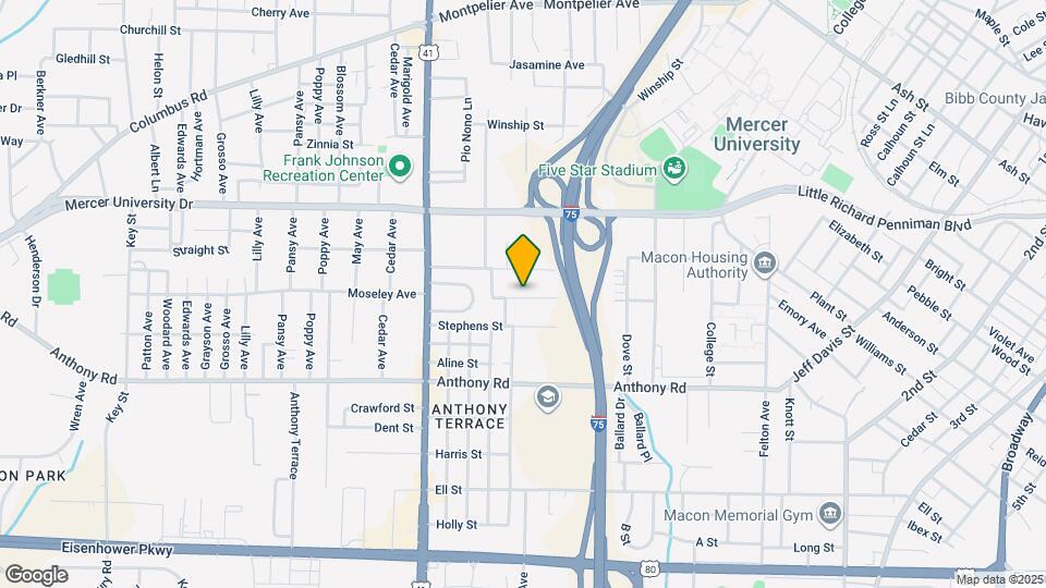 1845 Fletcher St Map and Location Details