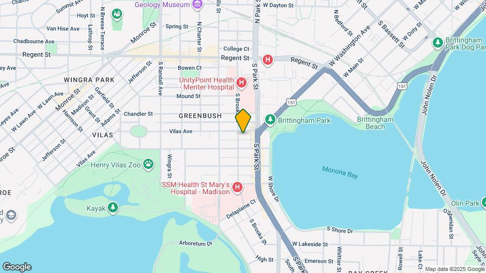 925 Vilas Ave, Unit 3 Map and Location Details