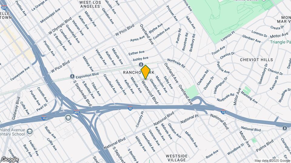 2712 Westwood Blvd Map and Location Details