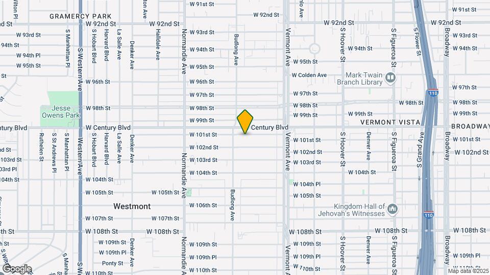 1132 W 101st St Map and Location Details