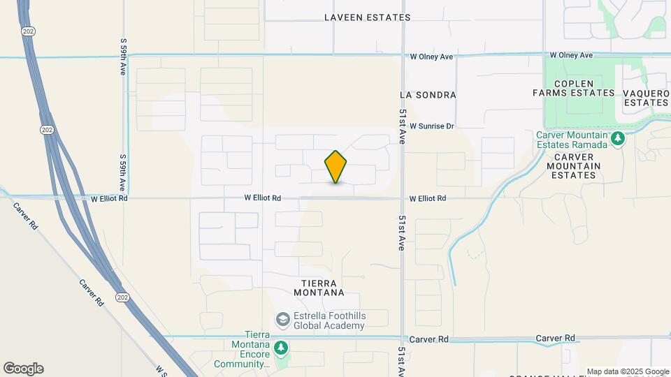10622 S 52nd Ln Mapa y Detalles de la Ubicación