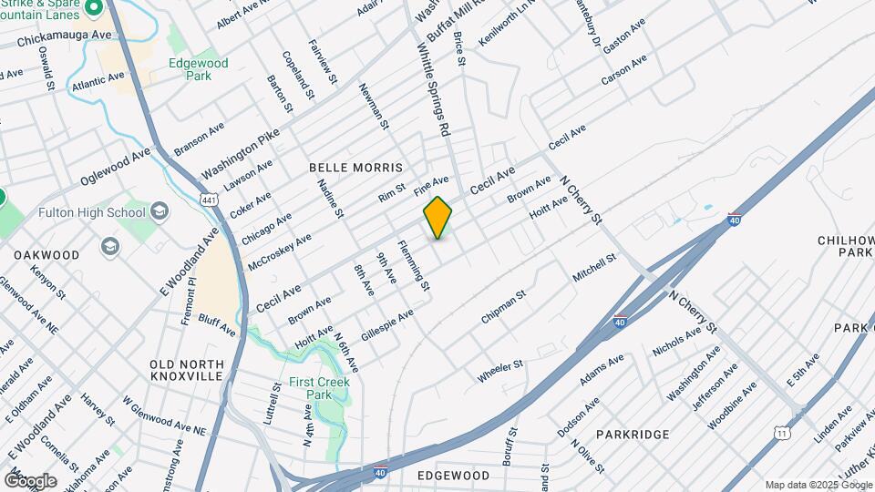 1826 Tillery St NE Map and Location Details