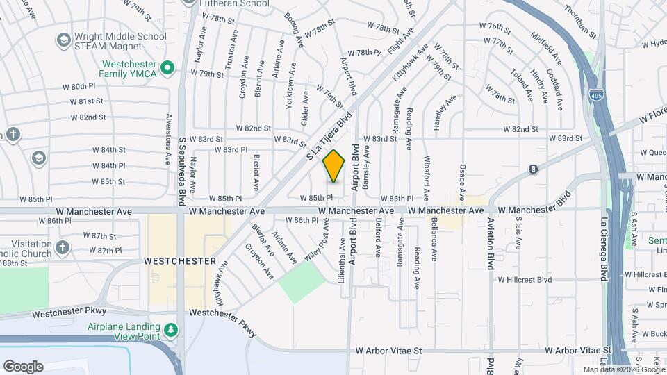 8430 Wiley Post Ave Map and Location Details