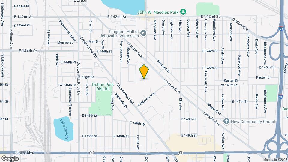 14538 S Cottage Grove Ave Mapa y Detalles de la Ubicación
