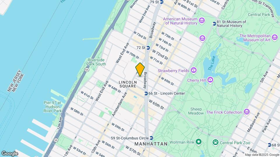 137 W 67th St Map and Location Details