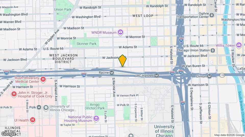 1129 W Tilden St Map and Location Details