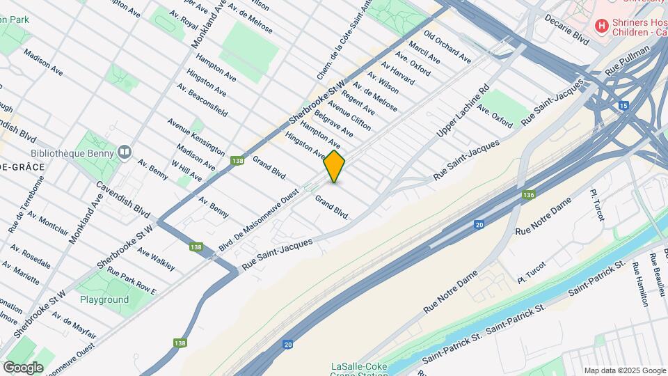 2130 Beaconsfield Av Map and Location Details