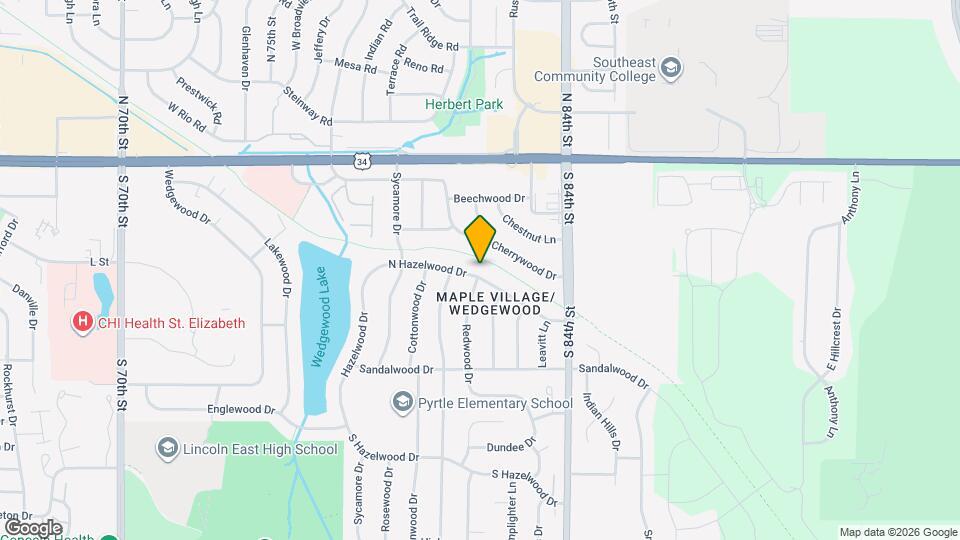 8030 N Hazelwood Dr Map and Location Details