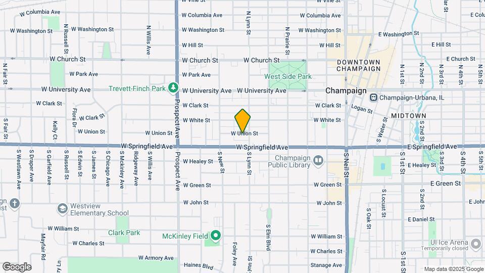 603 W Union St Map and Location Details
