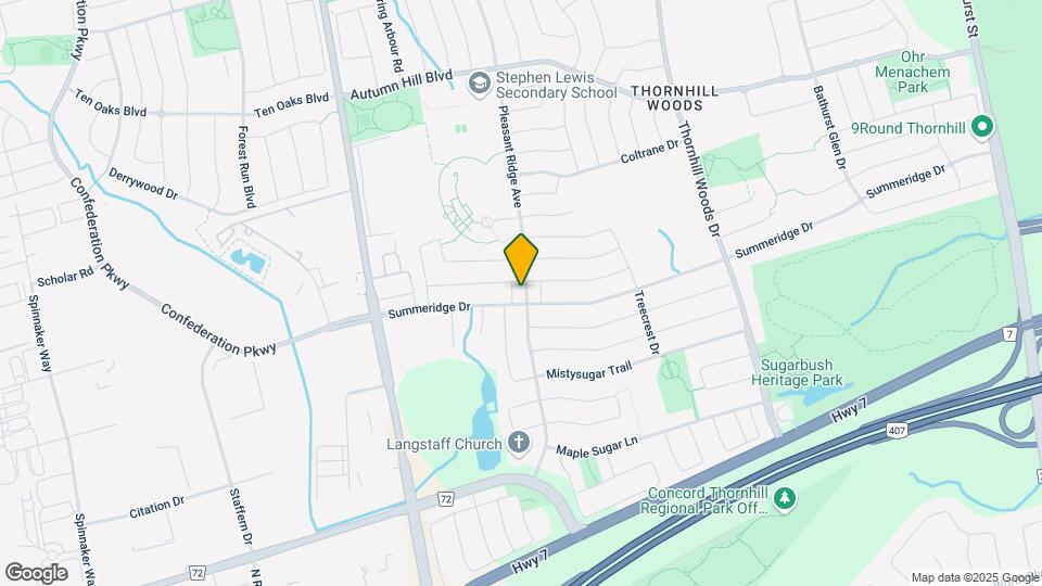 206 Pleasant Ridge Av Map and Location Details