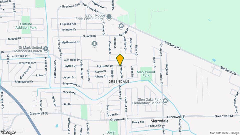 6283 Pontotoc St Map and Location Details
