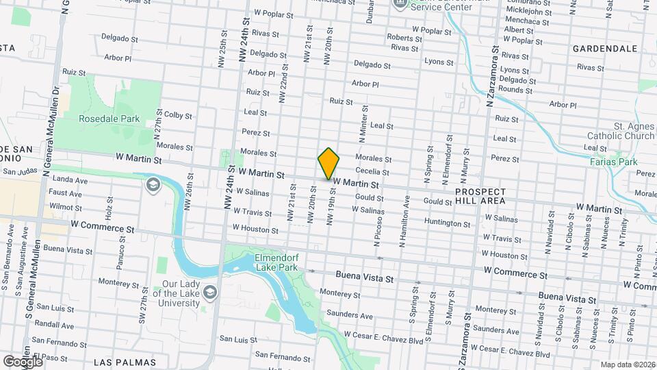 3806 W. Martin Map and Location Details