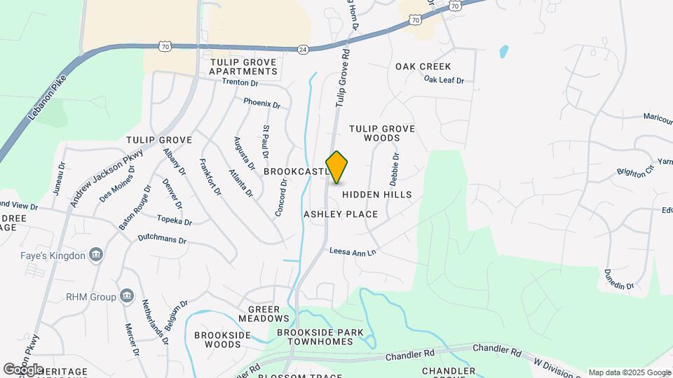 581 Tulip Grove Rd Mapa y Detalles de la Ubicación
