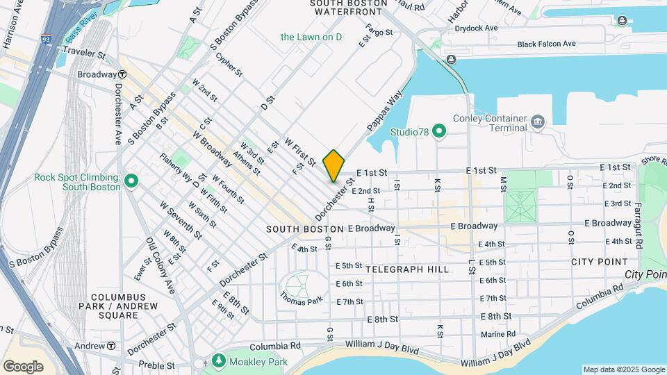 403 W 1st St Map and Location Details