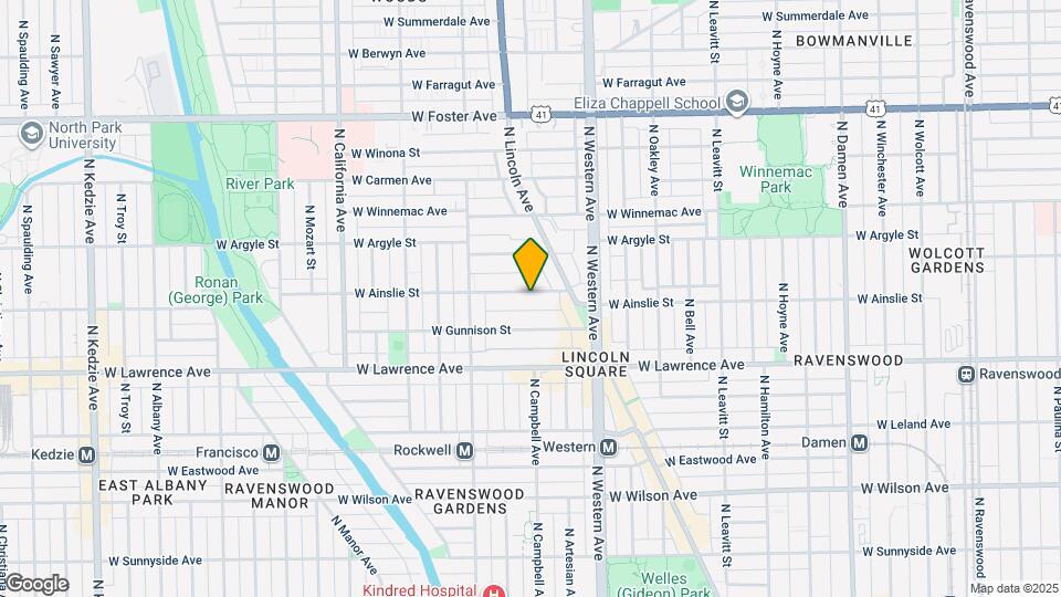 2501 W Ainslie St Map and Location Details