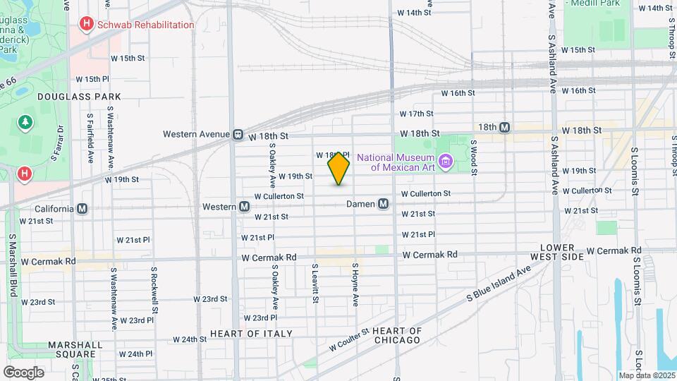 2122 W Cullerton St Map and Location Details