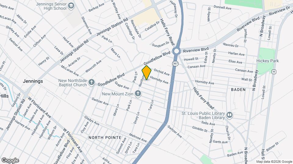 1637 Veronica Ave Map and Location Details