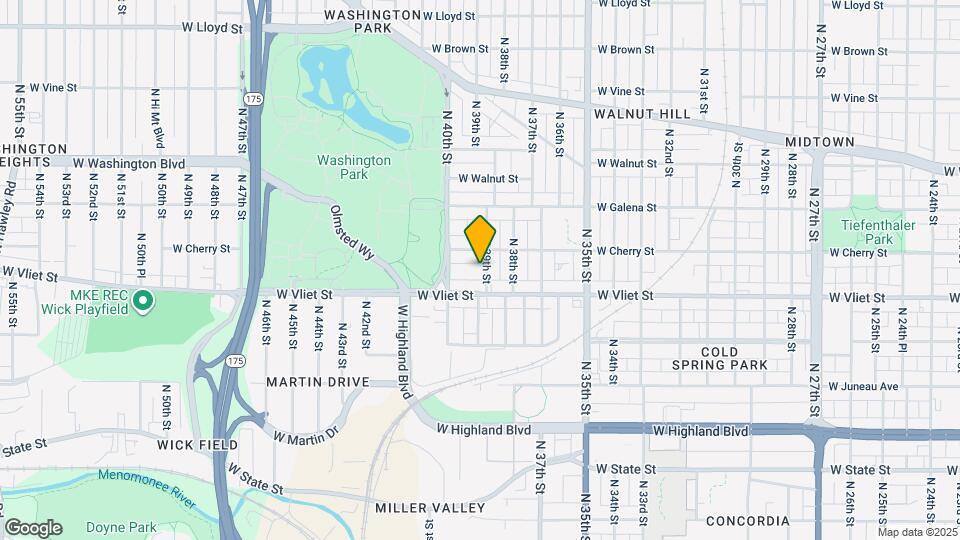 1433 N 39th St, Unit 1433 N 39th Street Map and Location Details