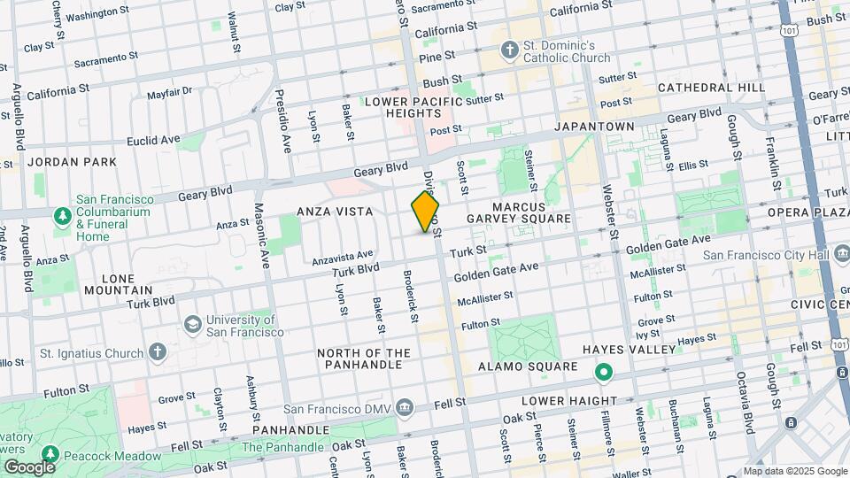 1911 Eddy St Map and Location Details