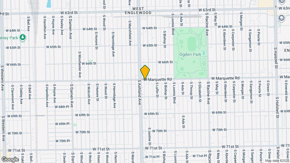 1543 W Marquette Rd Map and Location Details
