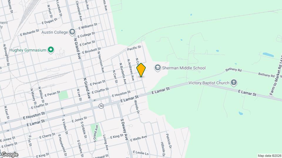 200 N Colbert Ave Map and Location Details