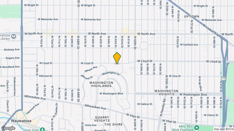6229 W Lloyd St Map and Location Details