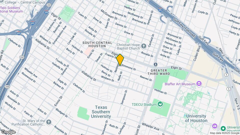 3315 Reeves St Mapa y Detalles de la Ubicación