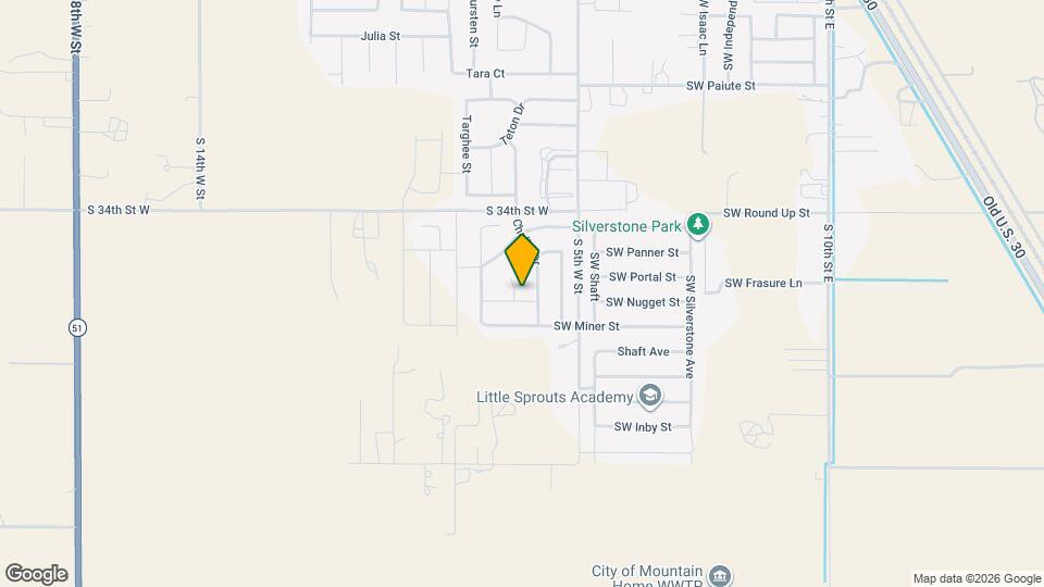 1720 SW Gabar Ct Map and Location Details