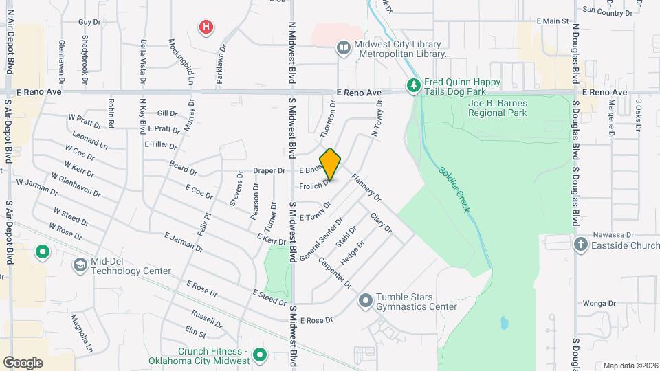 636 Frolich Dr Map and Location Details