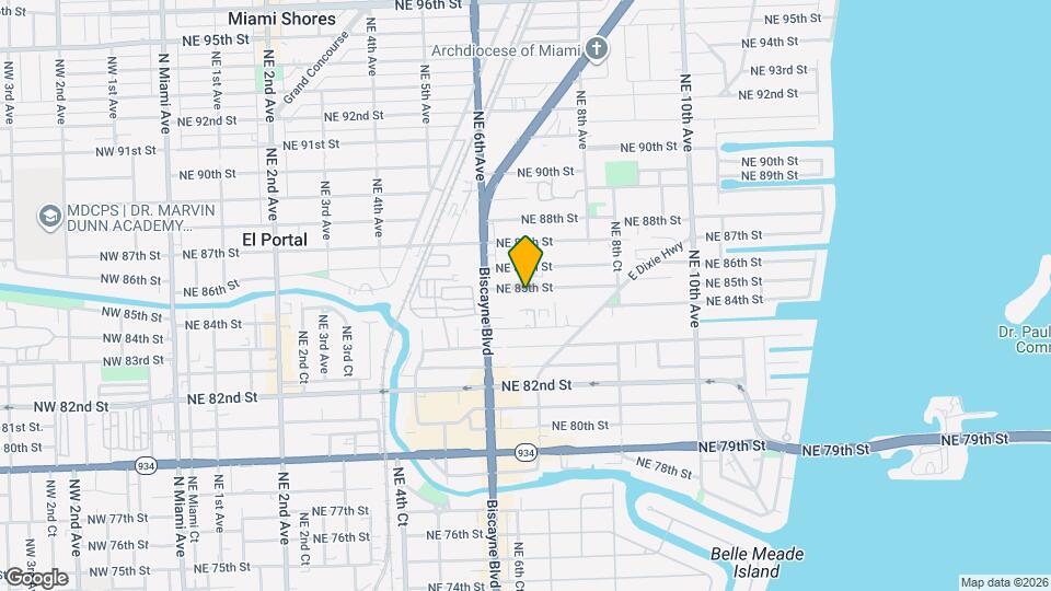 688 NE 85th St Map and Location Details