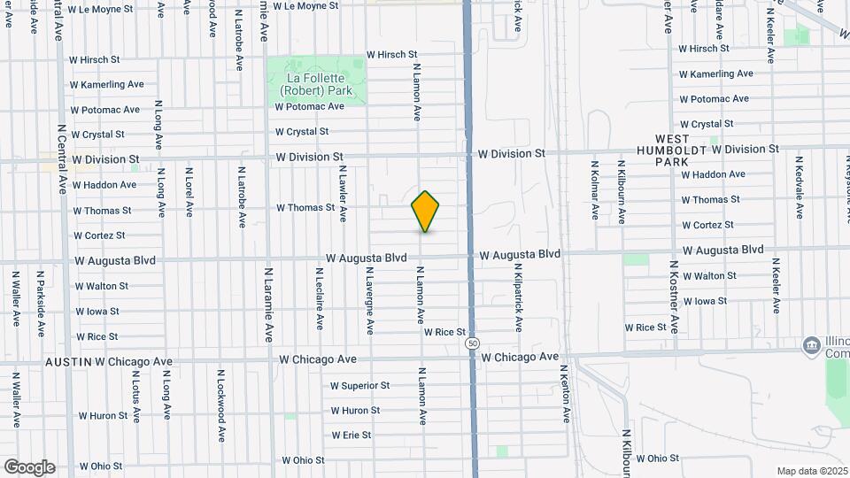1021 N Lamon Ave Map and Location Details