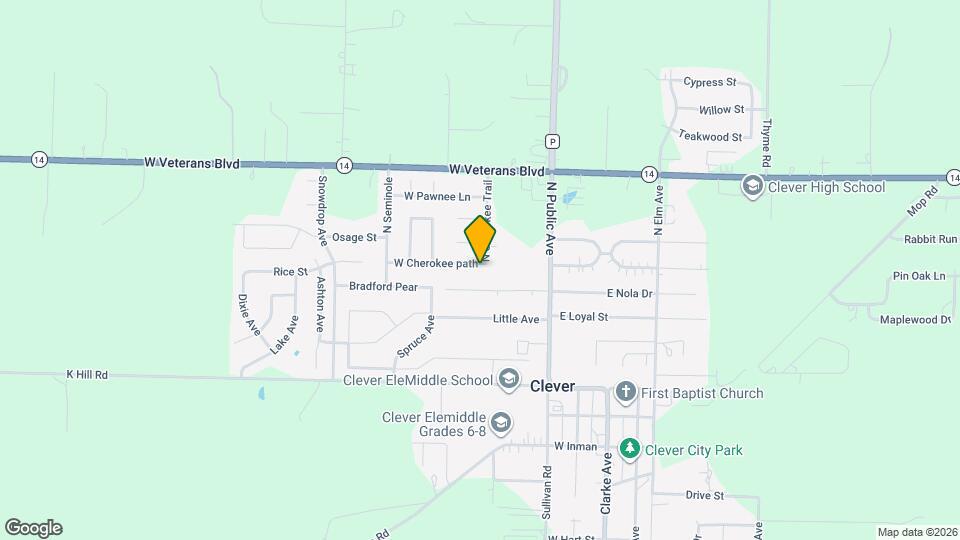 314 W Cherokee path Map and Location Details