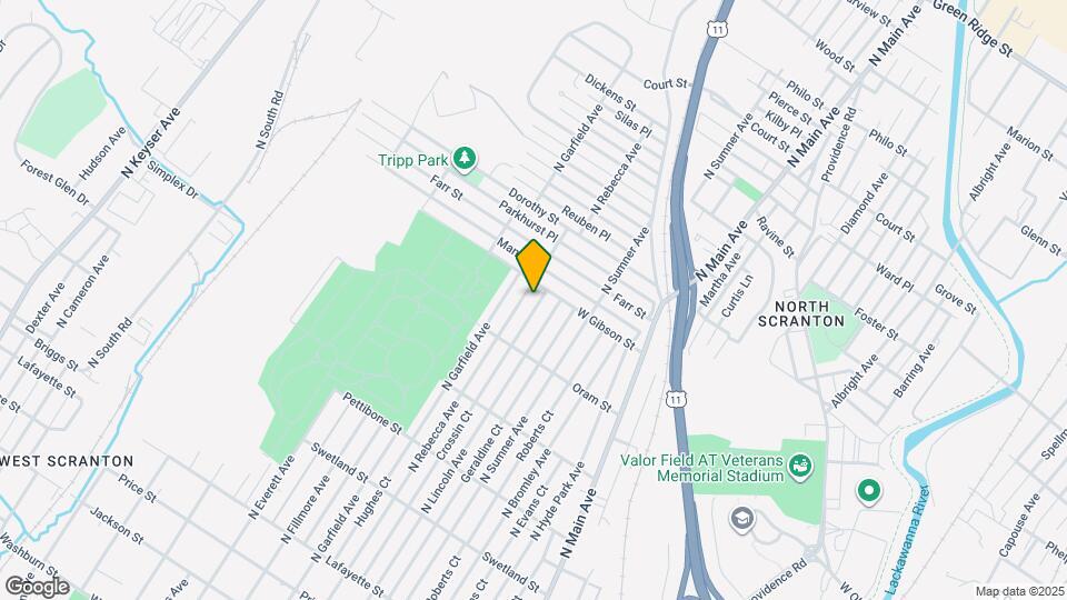 852 N Rebecca Ave Map and Location Details