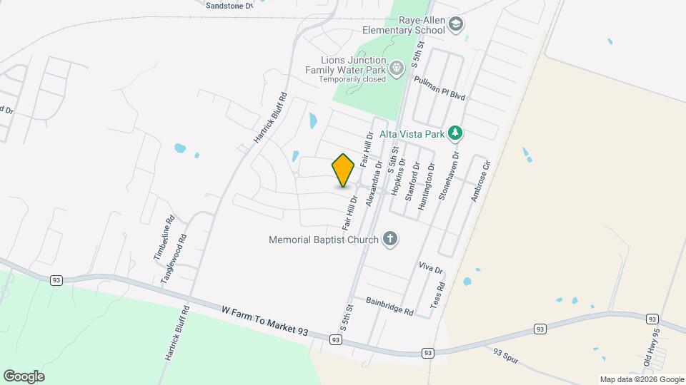 418 Cross Dr. Map and Location Details