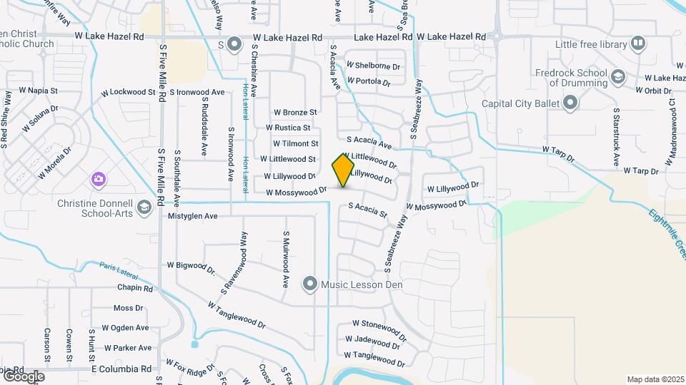 9737 W Mossywood Dr Mapa y Detalles de la Ubicación