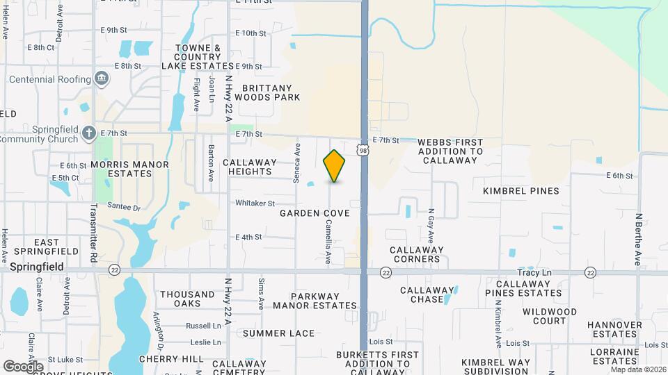 526 Camellia Ave Map and Location Details