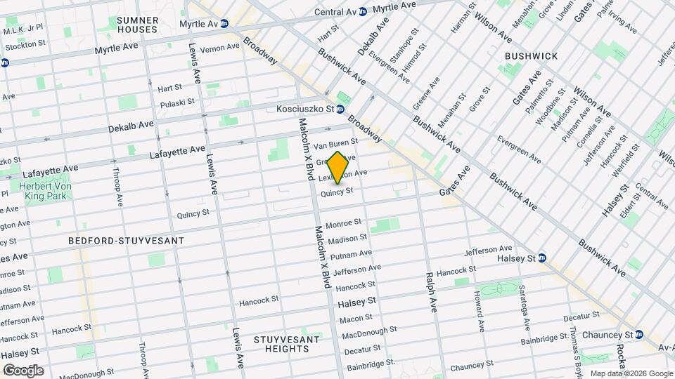 739 Quincy St Mapa y Detalles de la Ubicación