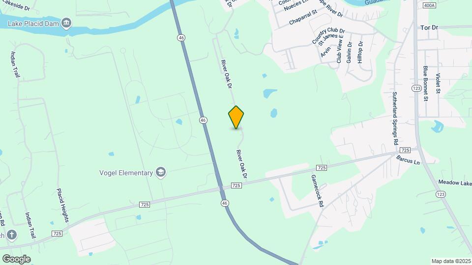 1002 River Oak Dr Map and Location Details