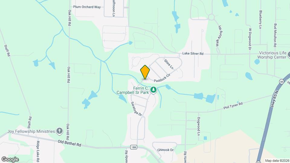 5897 Saratoga Dr Map and Location Details