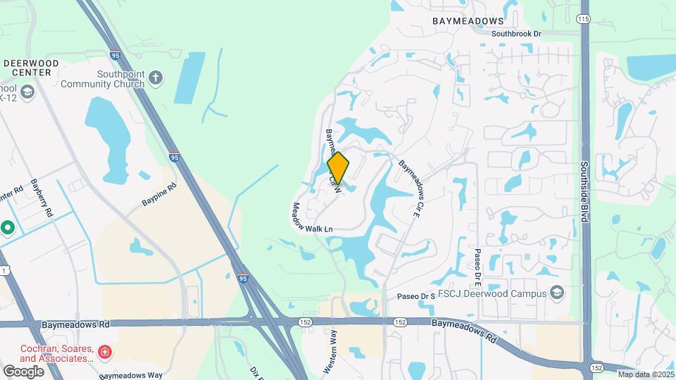 7701 Baymeadows Cir W Map and Location Details