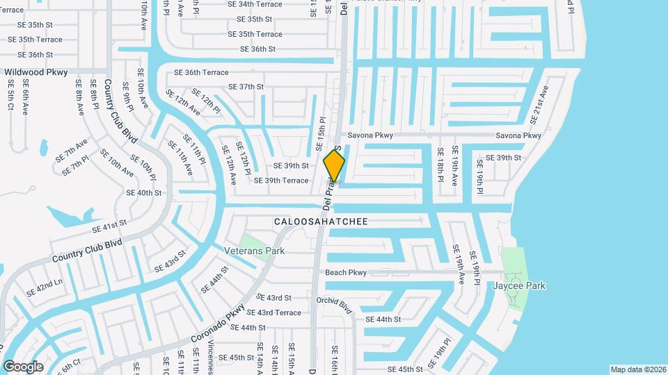 3921 Del Prado Blvd S Map and Location Details
